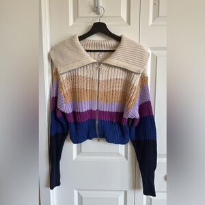 Aerie Full Zip Sweater